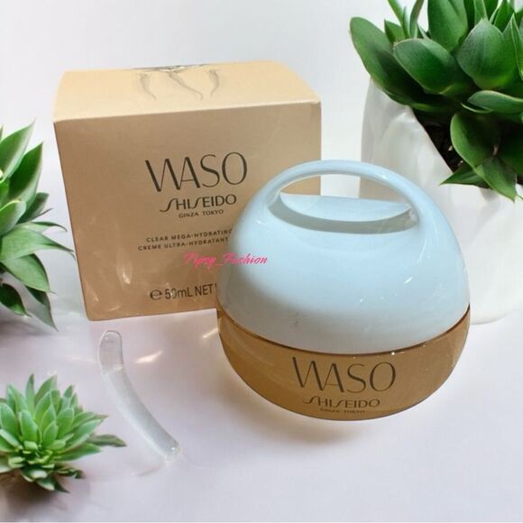 Shiseido Waso Clear Mega-Hydrating Cream 50ml Moisturizer Reduce Pores NEW - Picture 1 of 5